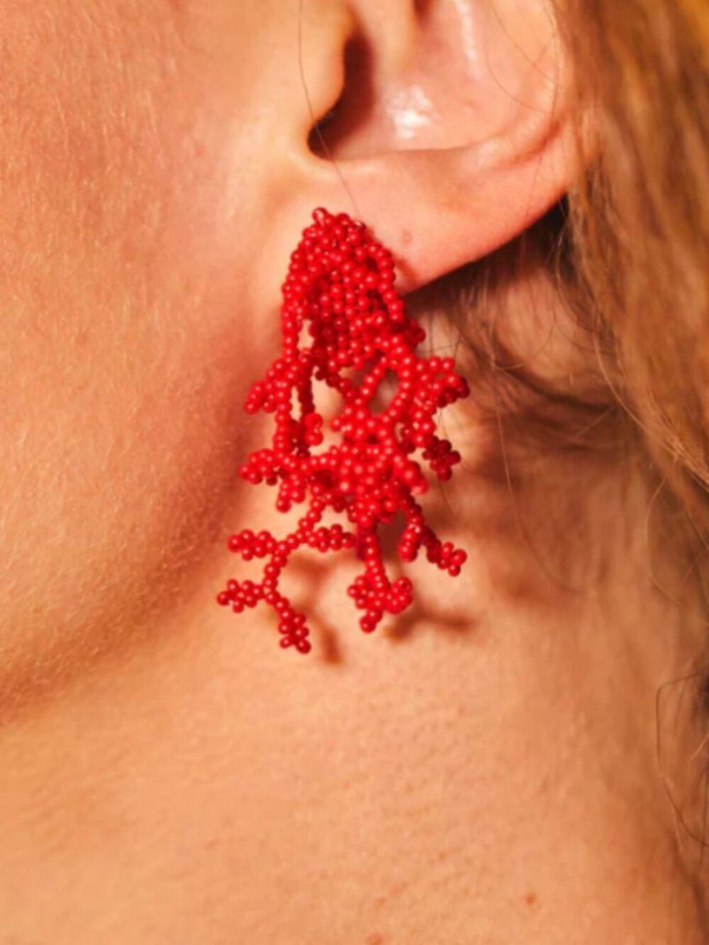 Cherry Baby Alga Earrings from Catay